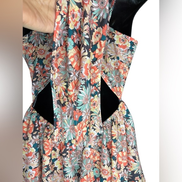 Unbranded women’s All Over Print Short Romper Sleeveless Jumpsuit Ruffle Dress - Picture 7 of 11